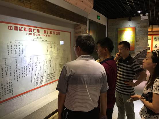 图8:党员们认真学习革命先烈的英雄事迹